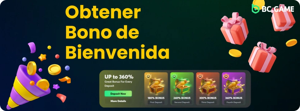 Tipos de Bonus que Encontrarás en BC Game Casino