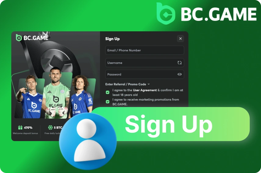 BC.Game register